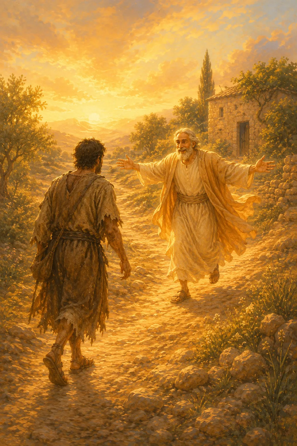 The Father Runs to His Son