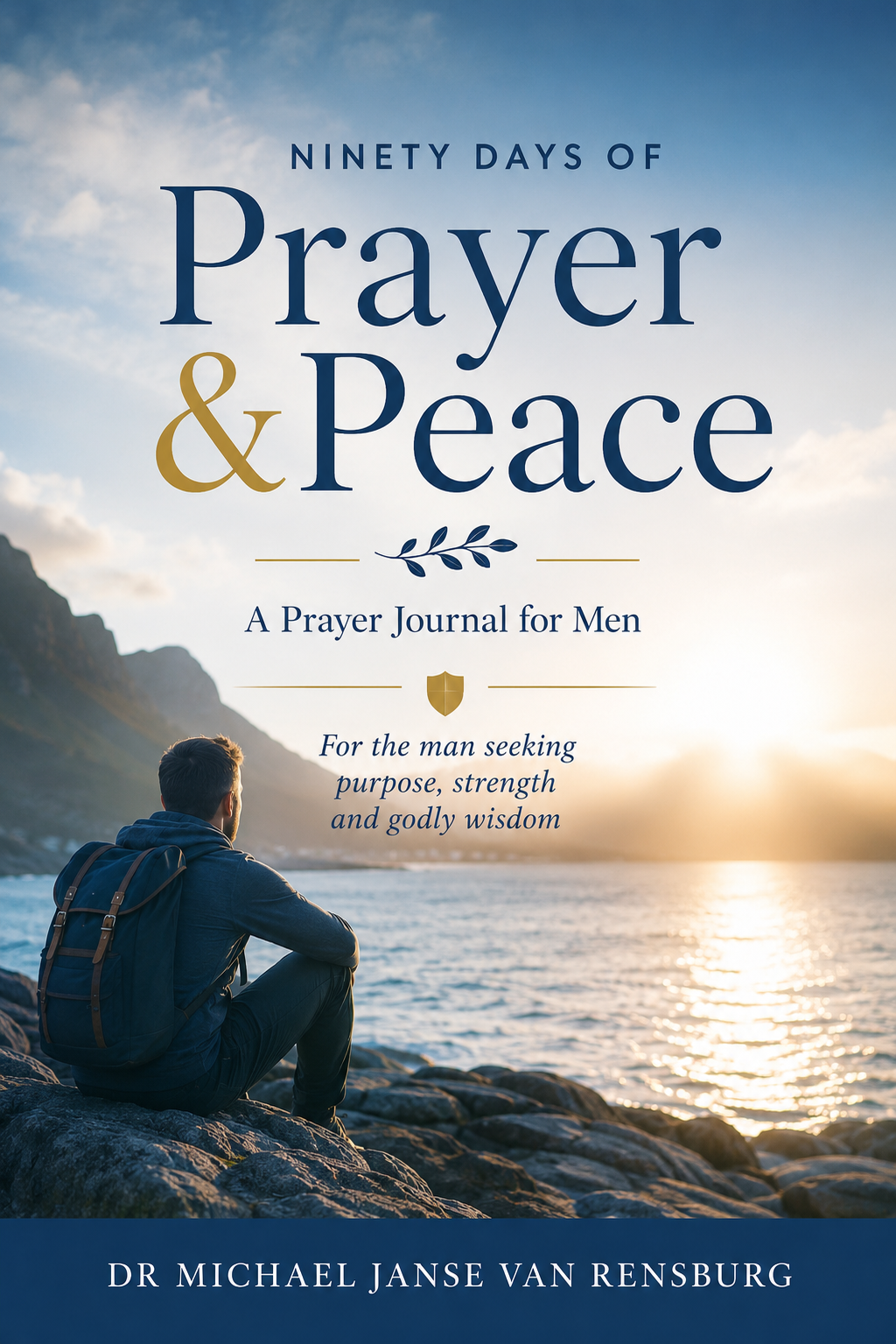 Ninety Days of Prayer & Peace: A Prayer Journal for Men — front cover