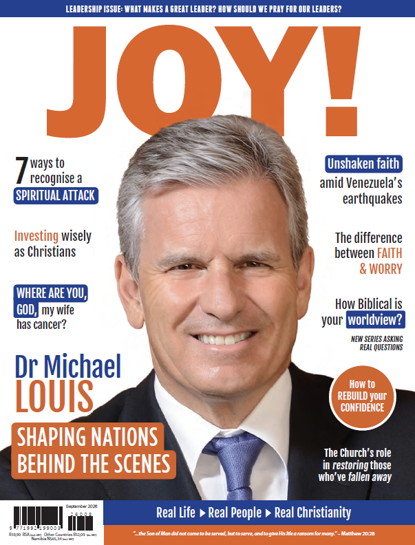 JOY! Magazine — feature on Where Are You, God? My Wife Has Cancer